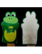 Frog Bath Mitt