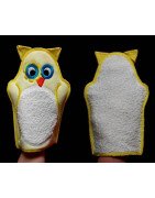 Owl Bath Mitt