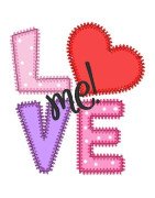 Love Me Applique