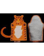 Tiger Bath Mitt