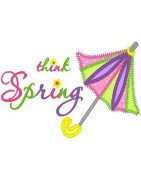 Think Spring Umbrella