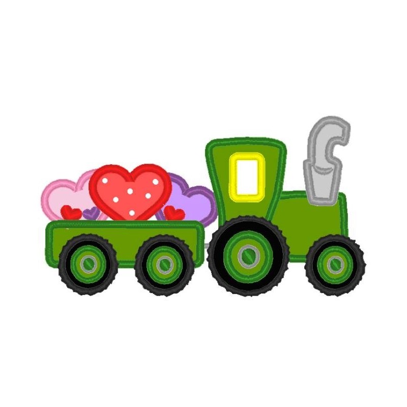 Tractor With Hearts