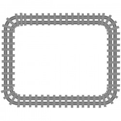 Train Track Frame