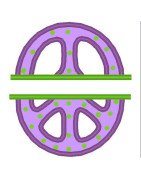 Split Peace Sign