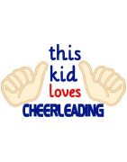 This Kid Loves Cheerleading