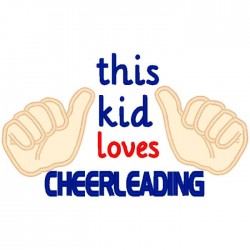 This Kid Loves Cheerleading