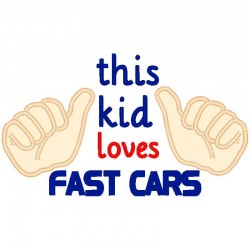 This Kid Loves Fast Cars