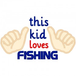 This Kid Loves Fishing