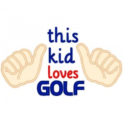 This Kid Loves Golf
