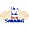 This Kid Loves Swimming
