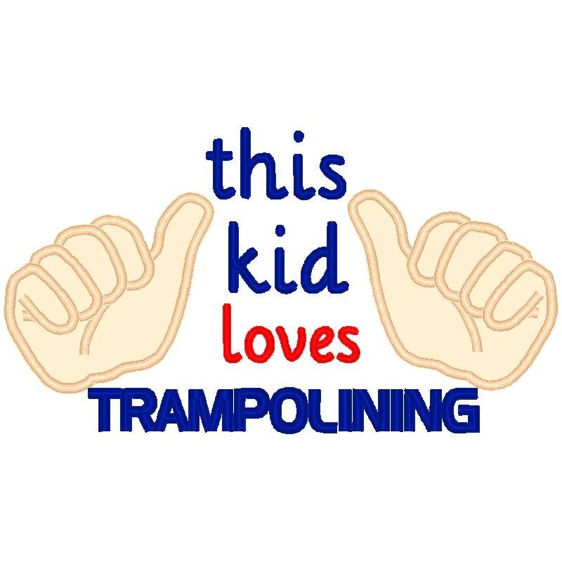 This Kid Loves Trampolining