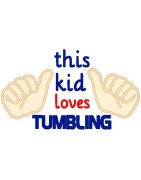 This Kid Loves Tumbling