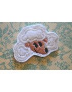 Poodle Head Clippie