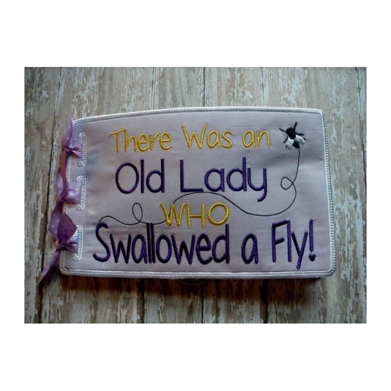 In Hoop Old Lady Who Swallowed a Fly Book