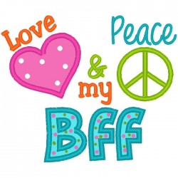 Love, Peace, BFF