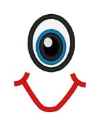 One Eye Monster Face