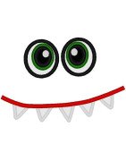 Two Eye Monster Face