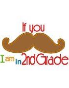 Mustache Second Grade