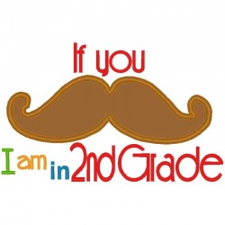 Mustache Second Grade