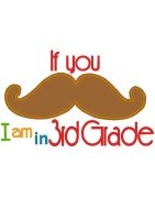Mustache Third Grade