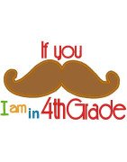 Mustache Fourth Grade