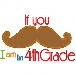 Mustache Fourth Grade