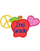 Love Peace Apple Second Grade