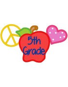 Love Peace Apple Fifth Grade