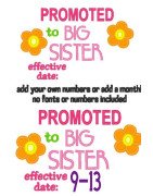 Promoted To Big Sister