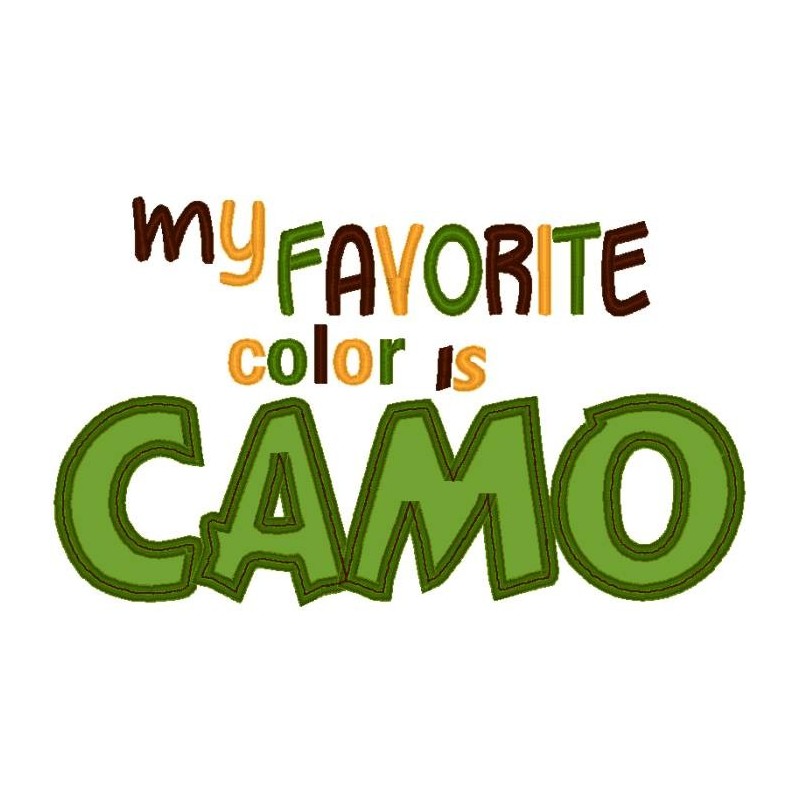 My Favorite Color Is Camo