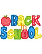 Back To School Applique