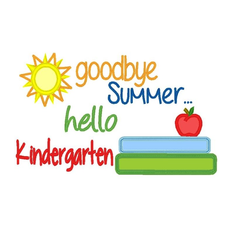 Goodbye Summer Hello Kindergarten