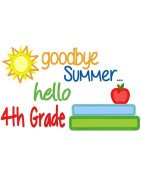 Goodbye Summer Hello Fourth Grade