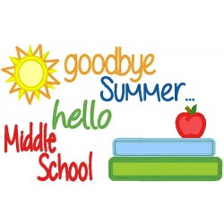 Goodbye Summer Hello Middle School