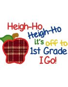 Heigh Ho Off To First Grade I Go