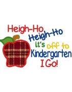 Heigh Ho Off To Kindergarten I Go