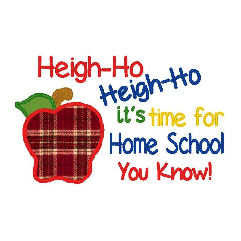 Heigh Ho Off To Home School I Go