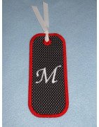 In Hoop Round Edge Bookmark