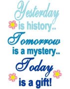 Yesterday Tomorrow Today
