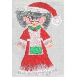 Fringe Mrs. Claus Face - 2 Sizes