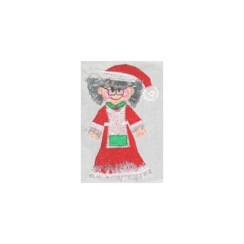 Fringe Mrs. Claus Face - 2 Sizes