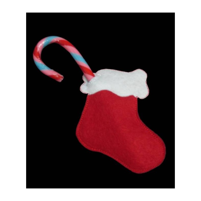 In the Hoop Stocking Candy Cane Holder
