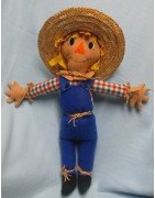 In the Hoop Stuffed Scarecrow