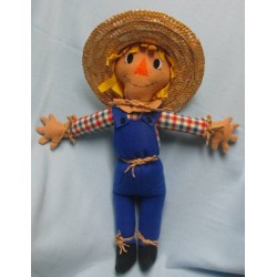 In the Hoop Stuffed Scarecrow