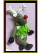 In the Hoop Stuffed Reindeer - "Randolf"