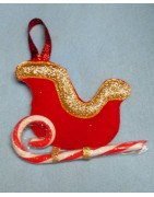 In the Hoop Sleigh Candy Cane Holder