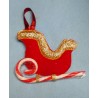 In the Hoop Sleigh Candy Cane Holder