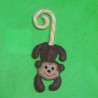 In the Hoop Monkey Candy Cane Holder