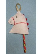 In the Hoop Horse Candy Cane Holder