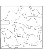 Stipple Design - Dinosaur